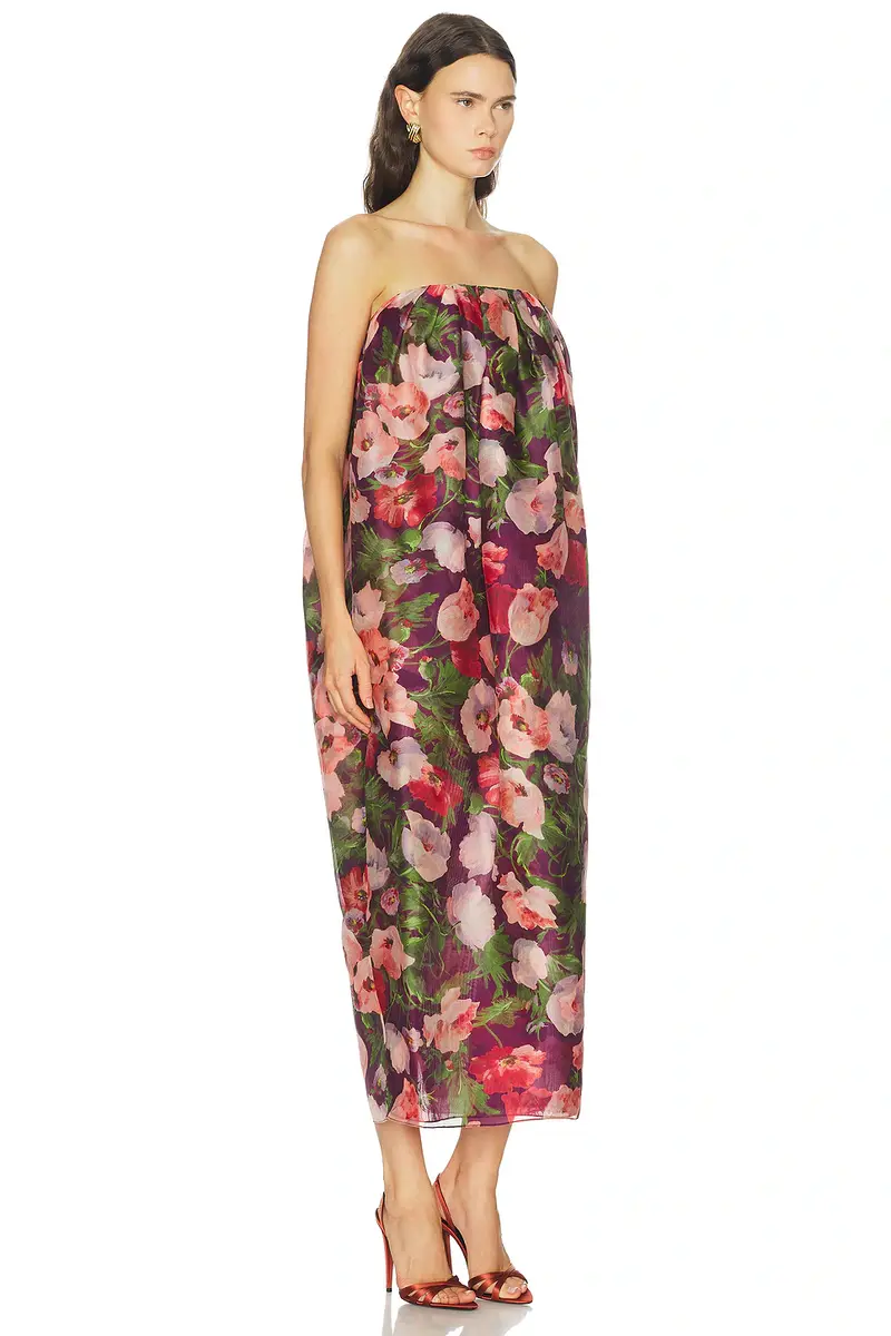 Carolina Herrera Draped Drop Waist Pegged Ankle Dress | Thumbnail 2 Carolina Herrera Draped Drop Waist Pegged Ankle Dress | Thumbnail 2
