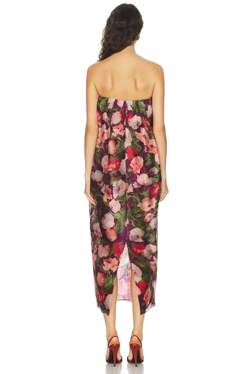 Carolina Herrera Draped Drop Waist Pegged Ankle Dress | Thumbnail 3 Carolina Herrera Draped Drop Waist Pegged Ankle Dress | Thumbnail 3