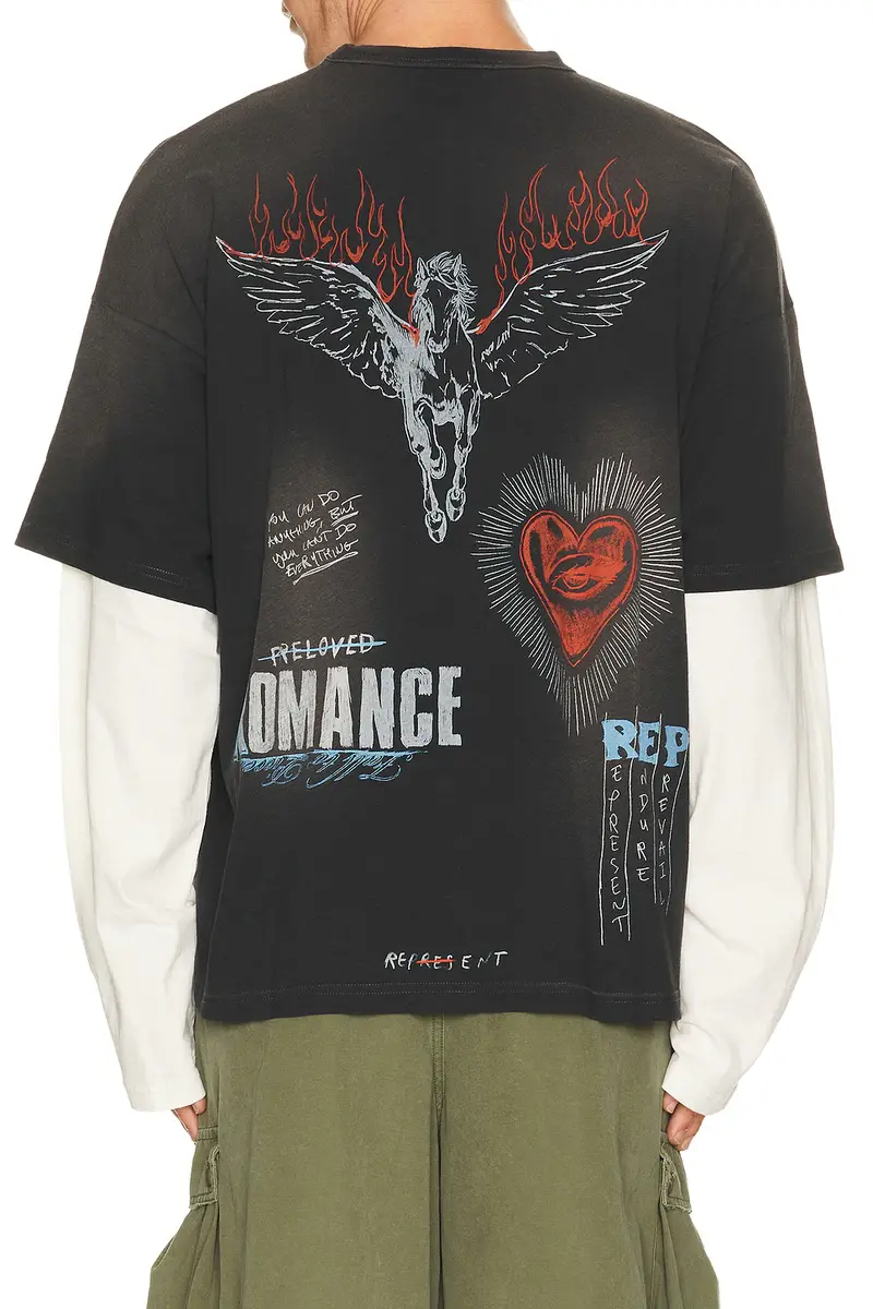 Represent Heavier Than The Heavens Long Sleeve Tee | Thumbnail 2