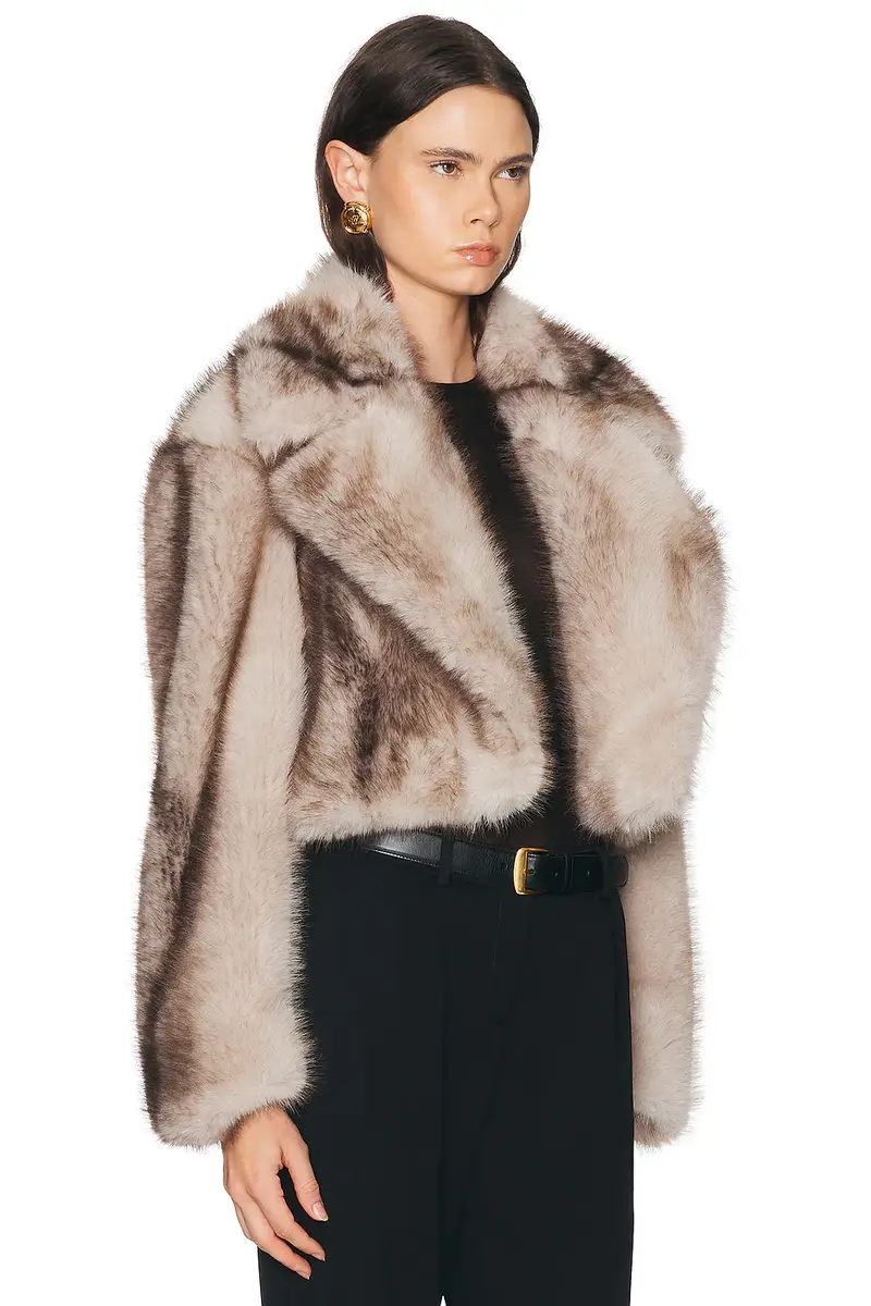 Sportmax Quantum Faux Fur Jacket | Thumbnail 2 Sportmax Quantum Faux Fur Jacket | Thumbnail 2