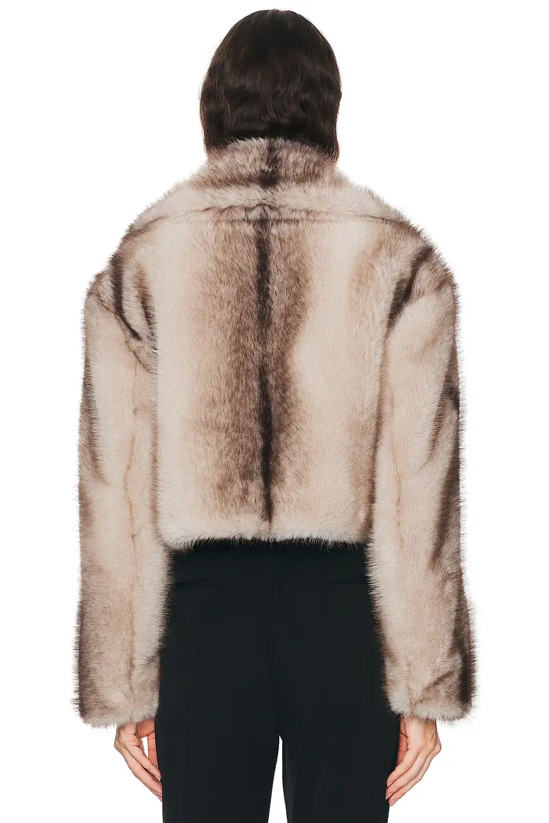 Sportmax Quantum Faux Fur Jacket | Thumbnail 3 Sportmax Quantum Faux Fur Jacket | Thumbnail 3