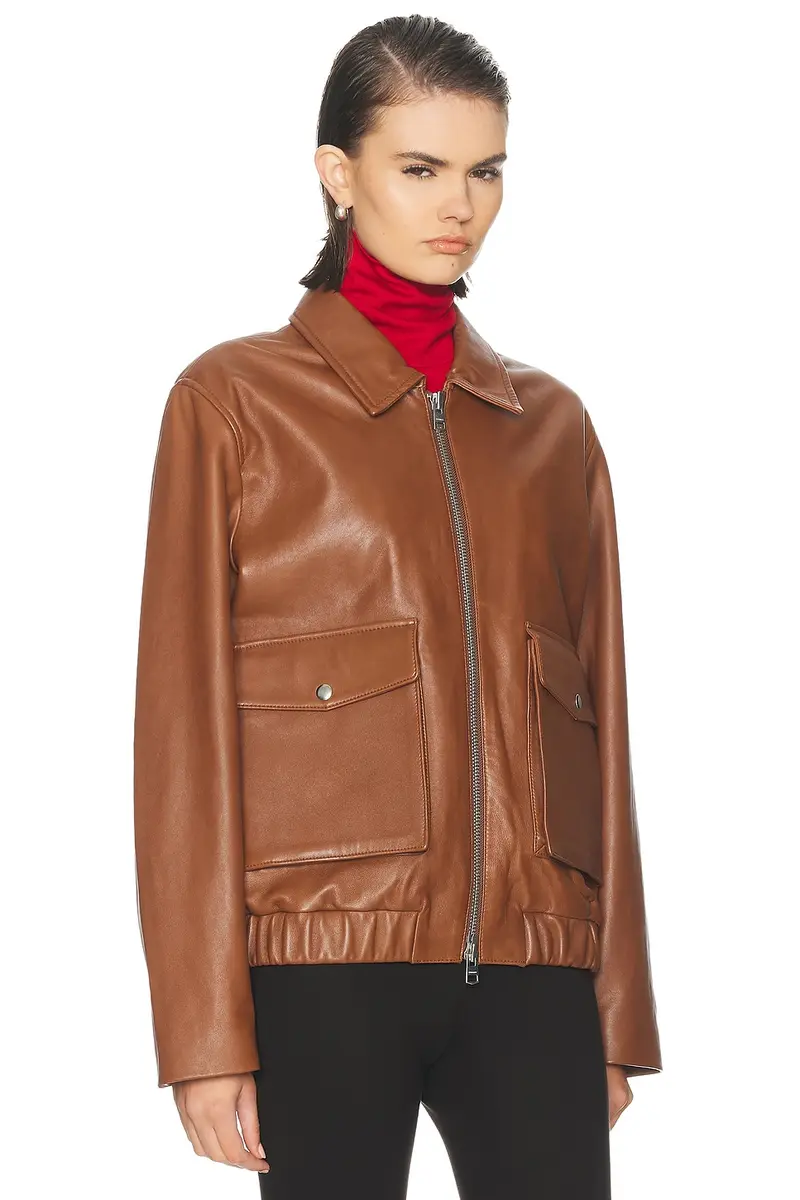 Citizens of Humanity Zip Front Bomber Jacket | Thumbnail 2