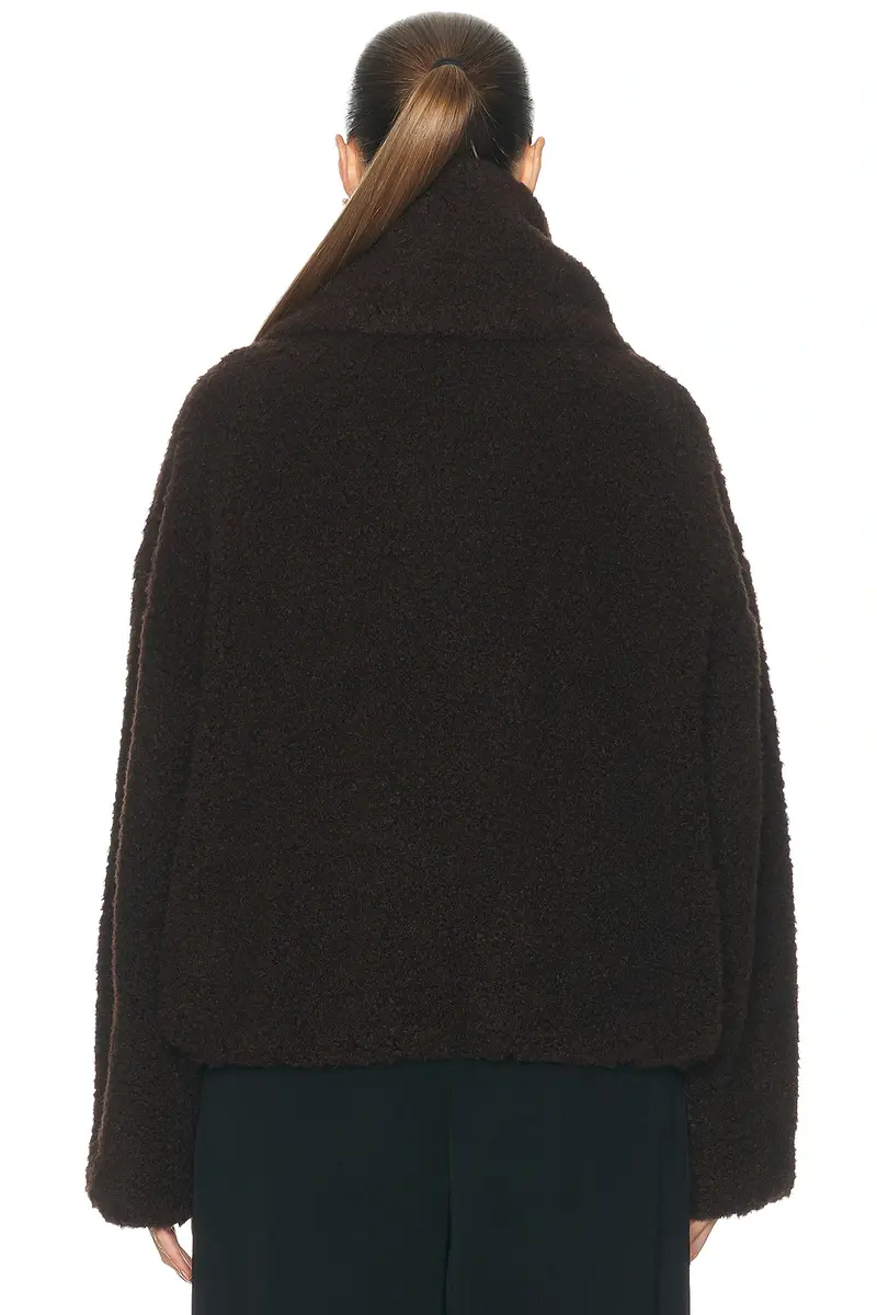 Sportmax Filtro Faux Short Hair Jacket | Thumbnail 4 Sportmax Filtro Faux Short Hair Jacket | Thumbnail 4