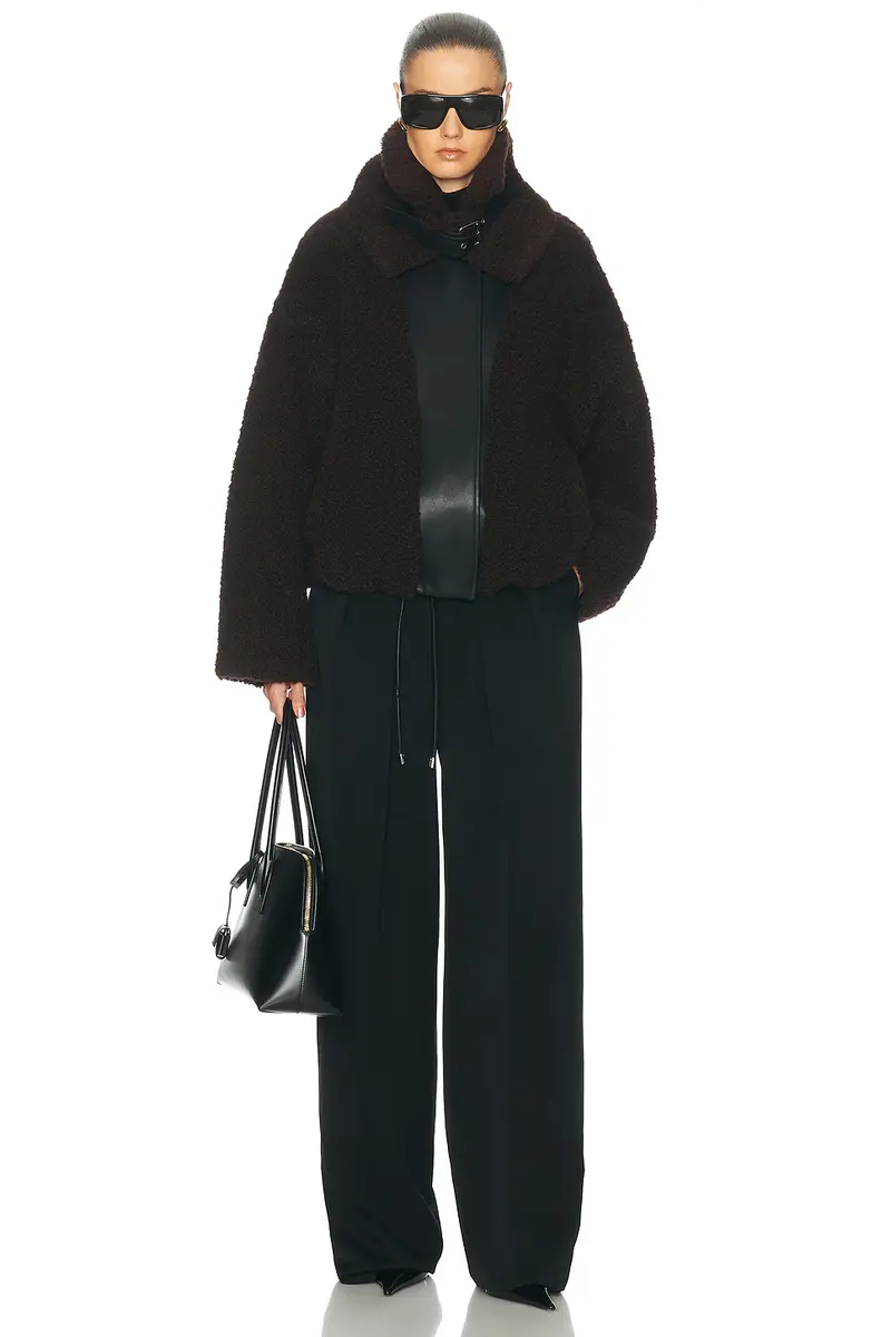 Sportmax Filtro Faux Short Hair Jacket | Thumbnail 5 Sportmax Filtro Faux Short Hair Jacket | Thumbnail 5