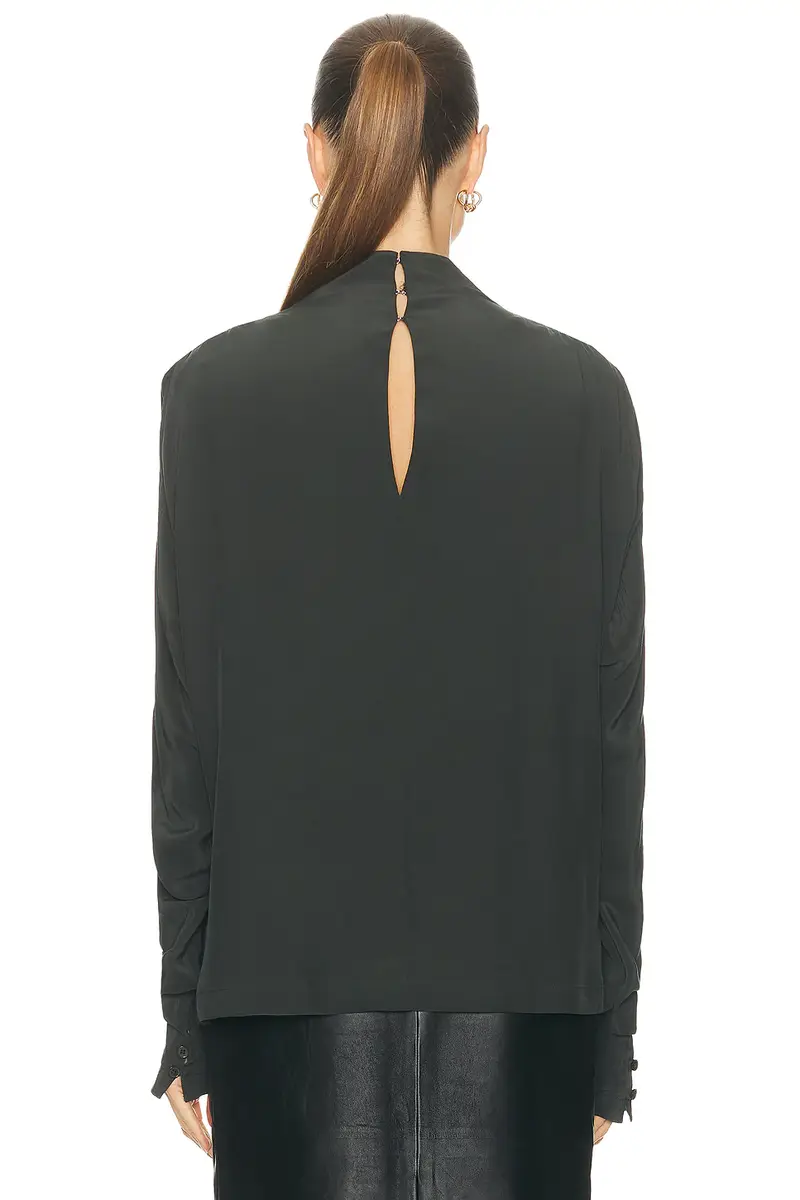 EAVES Saeunn Drape Neck Blouse | Thumbnail 3 EAVES Saeunn Drape Neck Blouse | Thumbnail 3