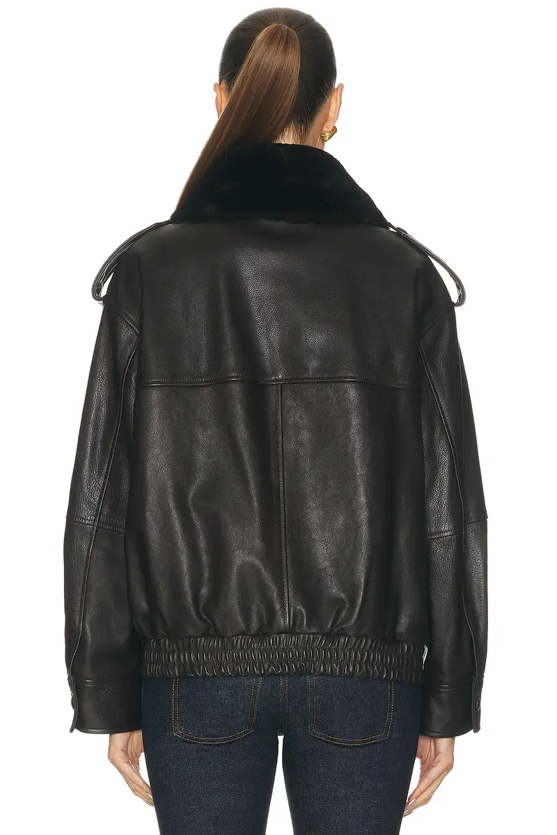 Loulou de Saison Russo Military Jacket With Collar | Thumbnail 4