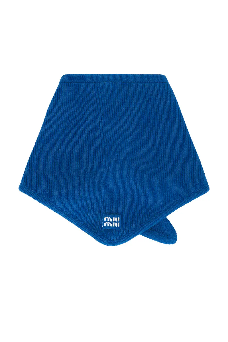 Miu Miu Cashmere Wool Scarf | Thumbnail 2 Miu Miu Cashmere Wool Scarf | Thumbnail 2