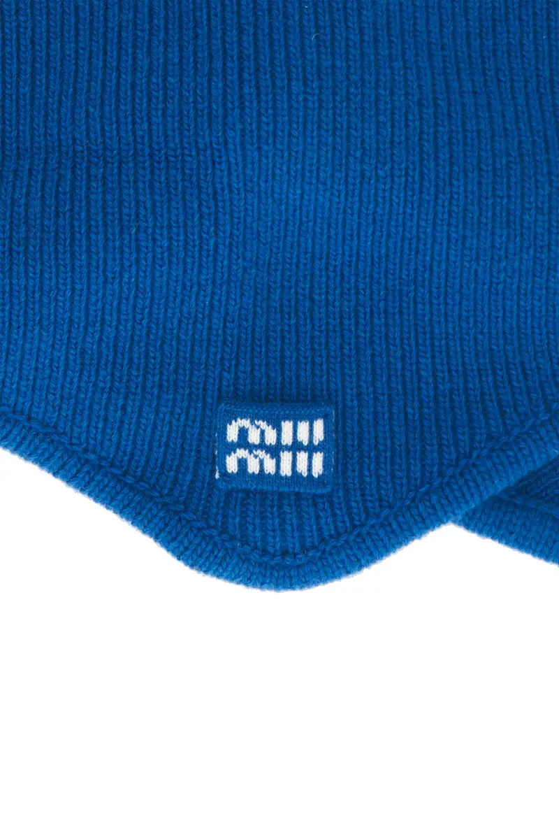 Miu Miu Cashmere Wool Scarf | Thumbnail 4 Miu Miu Cashmere Wool Scarf | Thumbnail 4