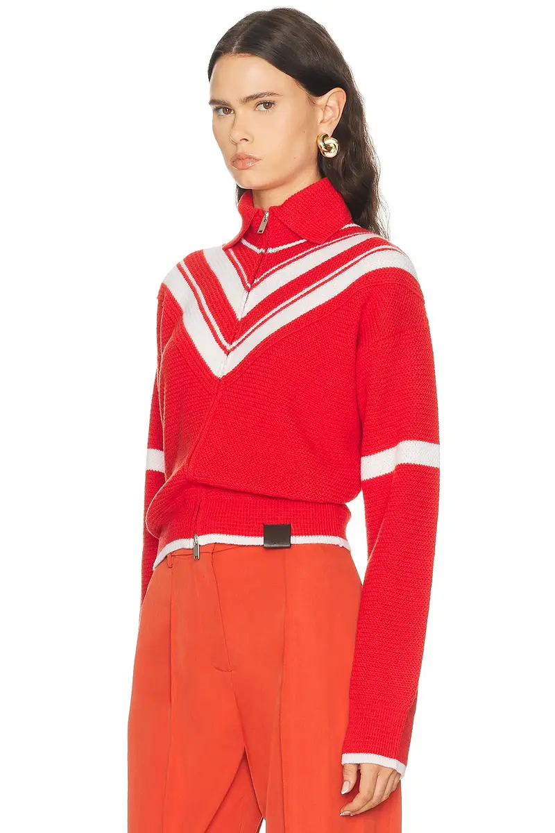 Stella McCartney Sporty 80's Wool Knit Zip Jacket | Thumbnail 2 Stella McCartney Sporty 80's Wool Knit Zip Jacket | Thumbnail 2