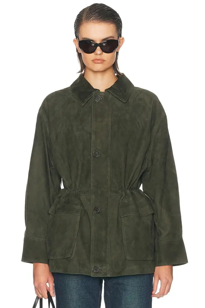 ARMA Maeve Lamb Suede Jacket