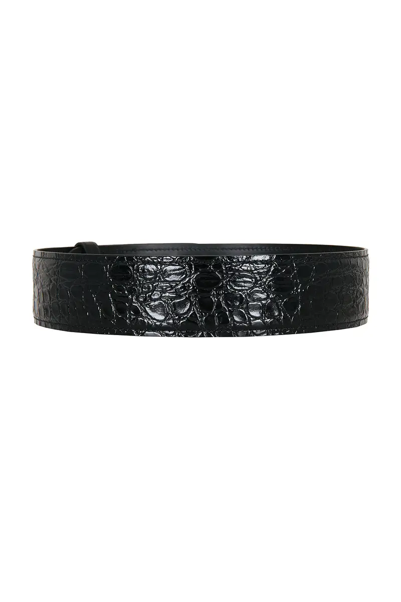 Khaite Theo Embossed Croc Waist Belt | Thumbnail 2 Khaite Theo Embossed Croc Waist Belt | Thumbnail 2