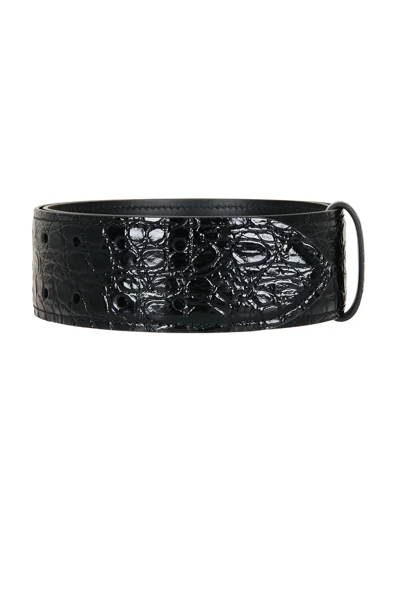 Khaite Theo Embossed Croc Waist Belt | Thumbnail 3 Khaite Theo Embossed Croc Waist Belt | Thumbnail 3