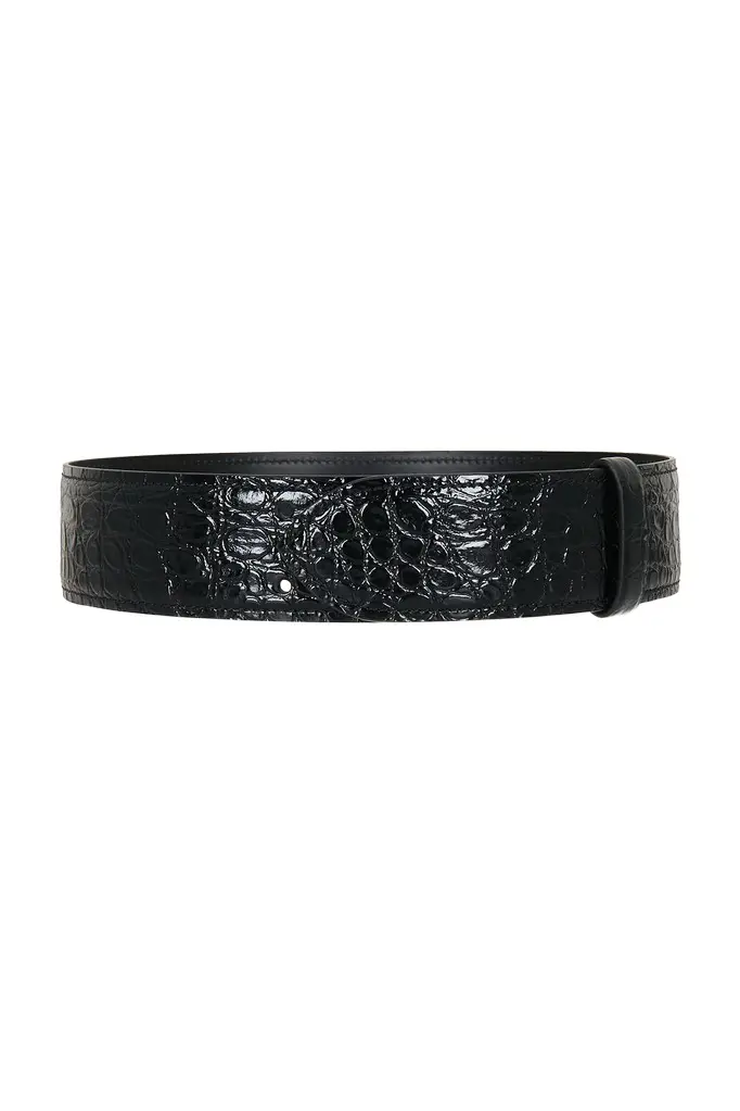 Theo Embossed Croc Waist Belt Theo Embossed Croc Waist Belt