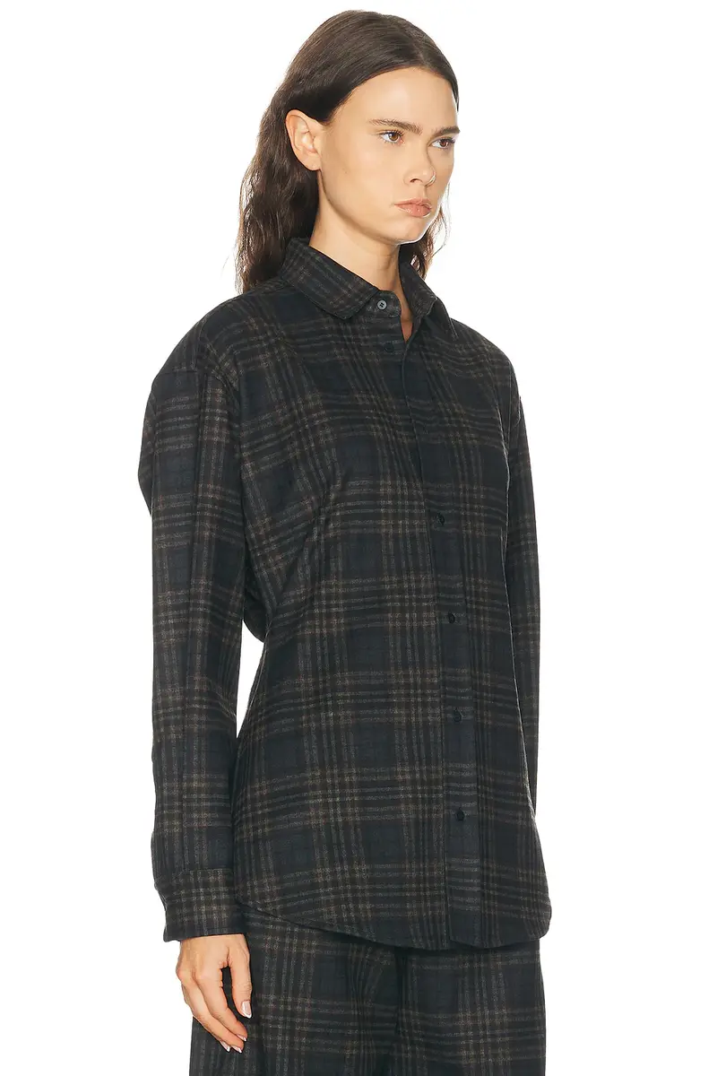 DARKPARK Anne Tartan Check Tailored Shirt | Thumbnail 2 DARKPARK Anne Tartan Check Tailored Shirt | Thumbnail 2
