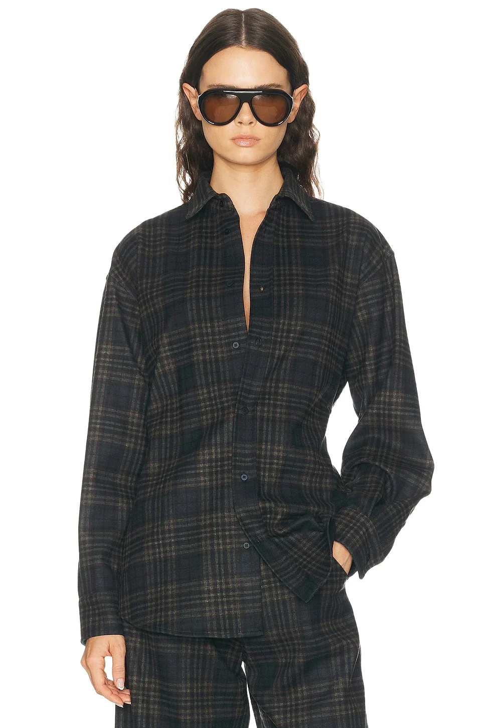 Anne Tartan Check Tailored Shirt Anne Tartan Check Tailored Shirt