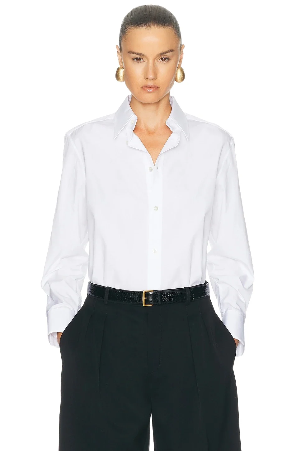 Saint Laurent Button Up Top