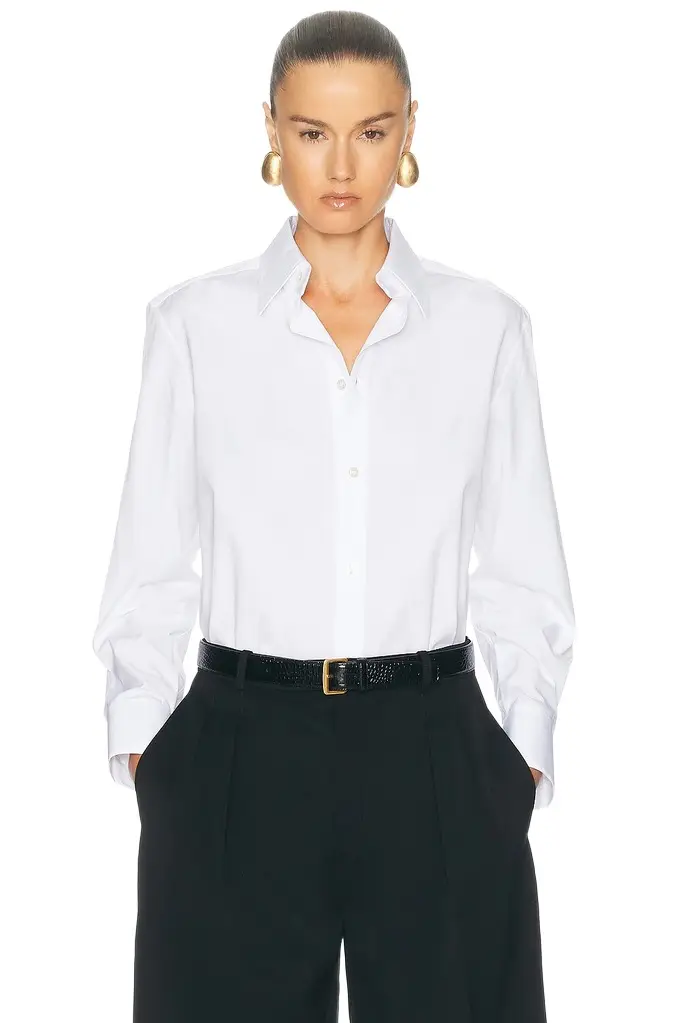 Saint Laurent Button Up Top