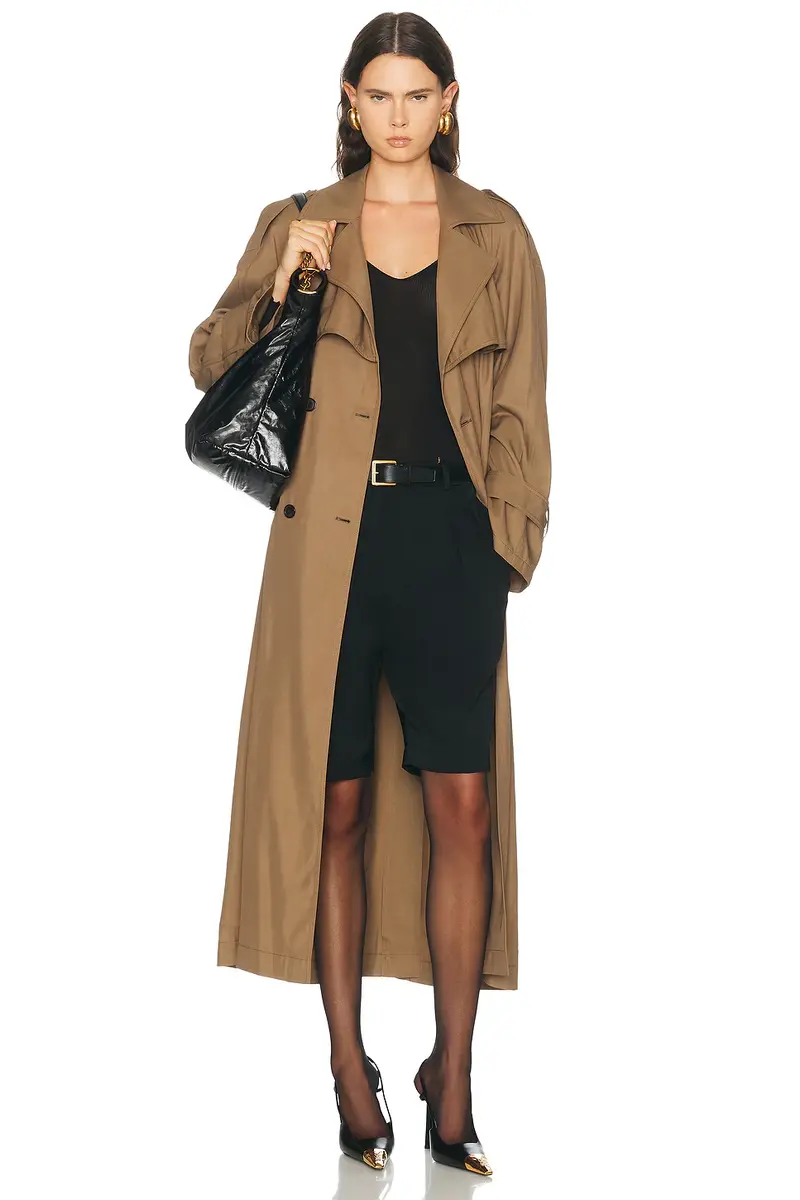 Saint Laurent Cassandre V Neck Top | Thumbnail 4 Saint Laurent Cassandre V Neck Top | Thumbnail 4