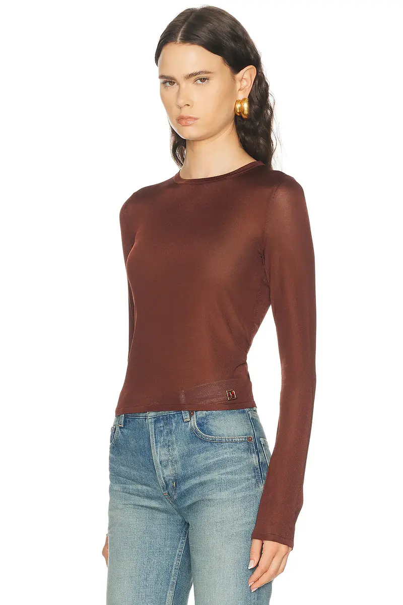 Saint Laurent Long Sleeve Top | Thumbnail 2