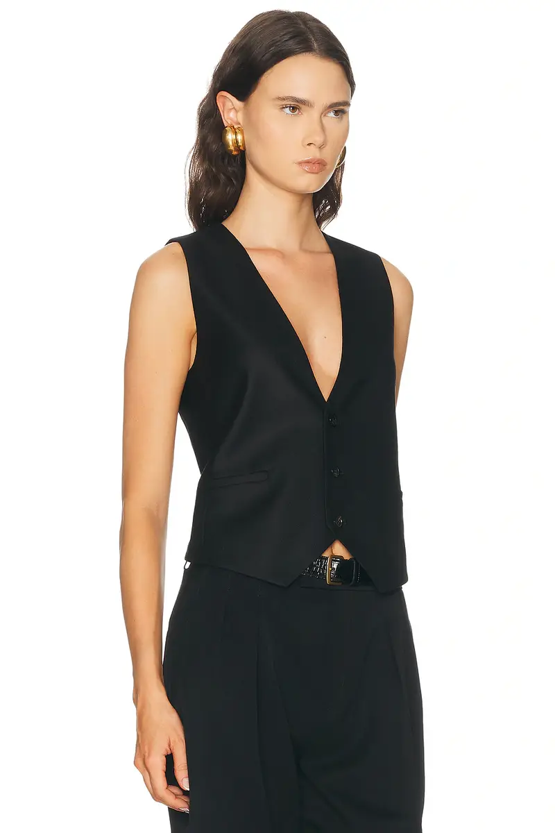 Saint Laurent Wool Vest | Thumbnail 2 Saint Laurent Wool Vest | Thumbnail 2