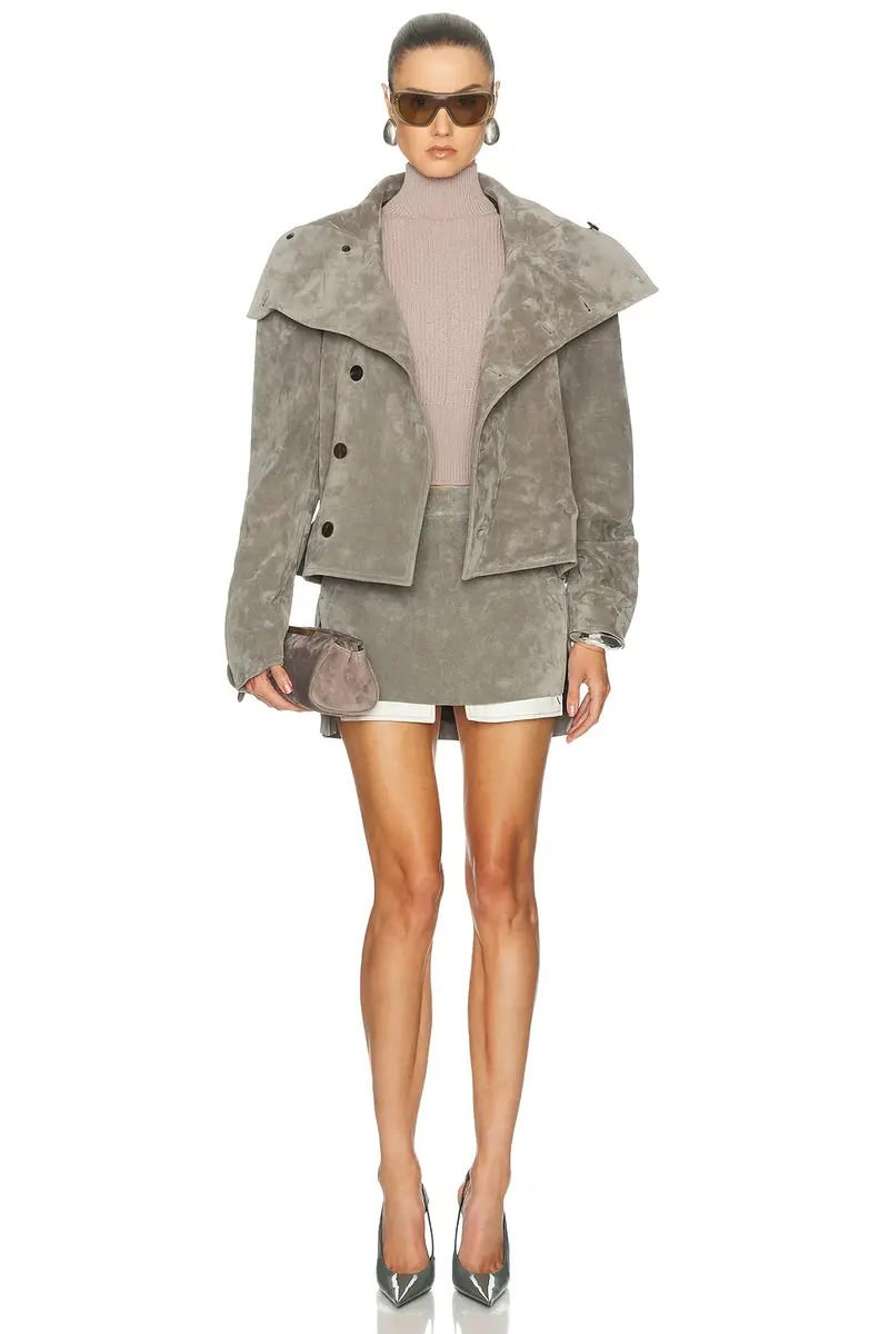 Rick Owens Biker Jumbo Stooges Jacket | Thumbnail 5 Rick Owens Biker Jumbo Stooges Jacket | Thumbnail 5