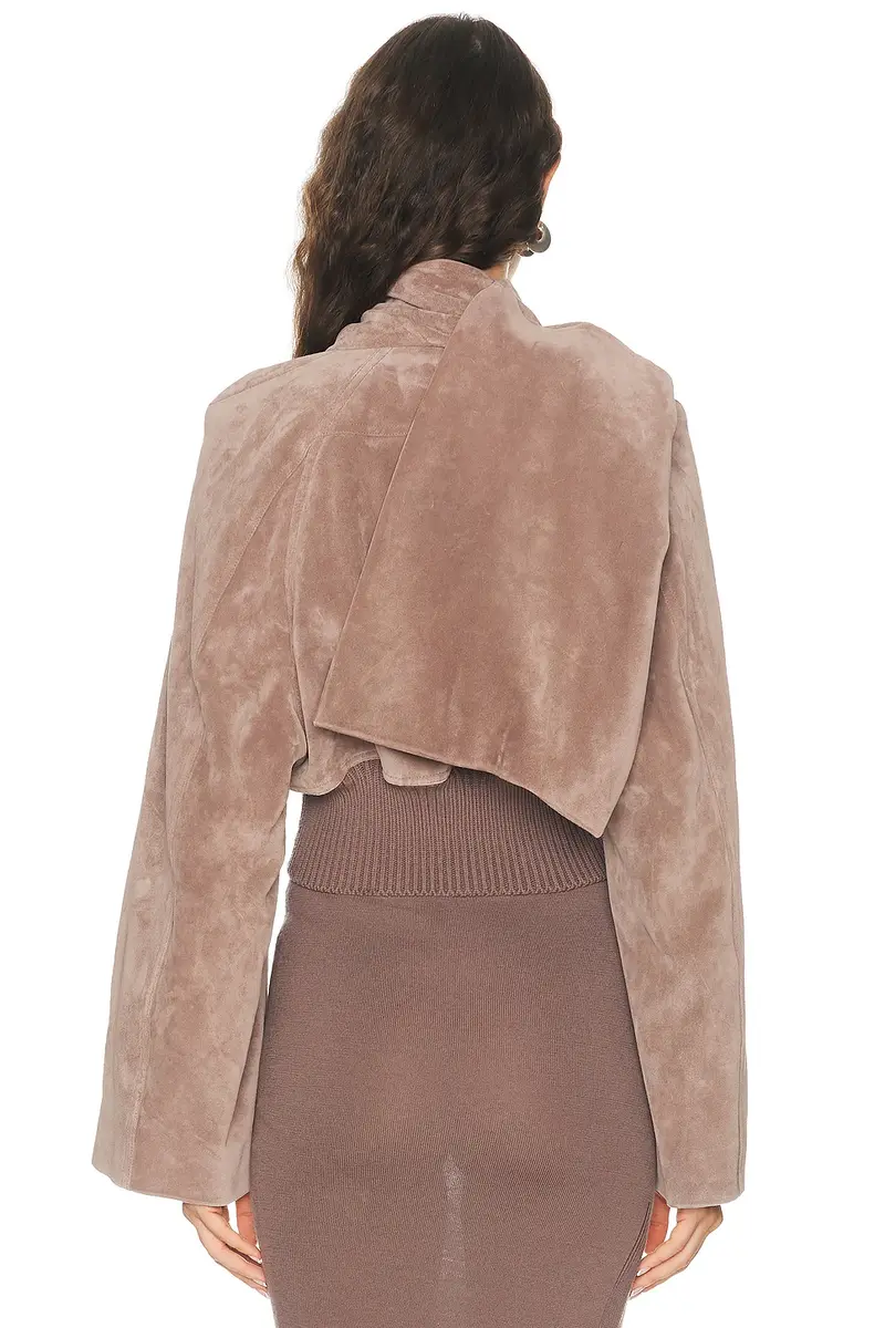 Rick Owens Scarf Flight Bomber Jacket | Thumbnail 4 Rick Owens Scarf Flight Bomber Jacket | Thumbnail 4