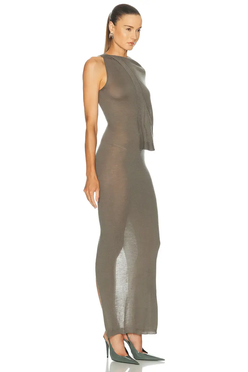Rick Owens Sleeveless Scarf Gown | Thumbnail 2 Rick Owens Sleeveless Scarf Gown | Thumbnail 2