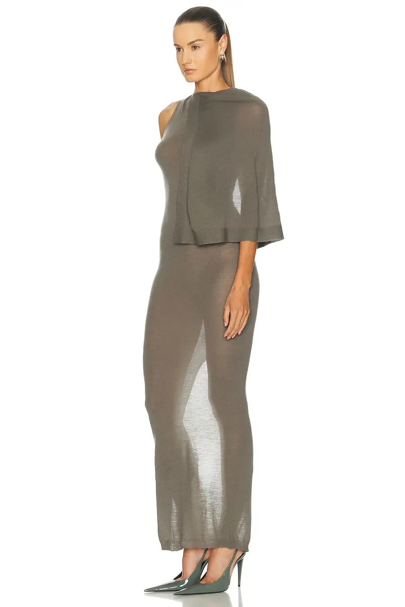 Rick Owens Sleeveless Scarf Gown | Thumbnail 3 Rick Owens Sleeveless Scarf Gown | Thumbnail 3