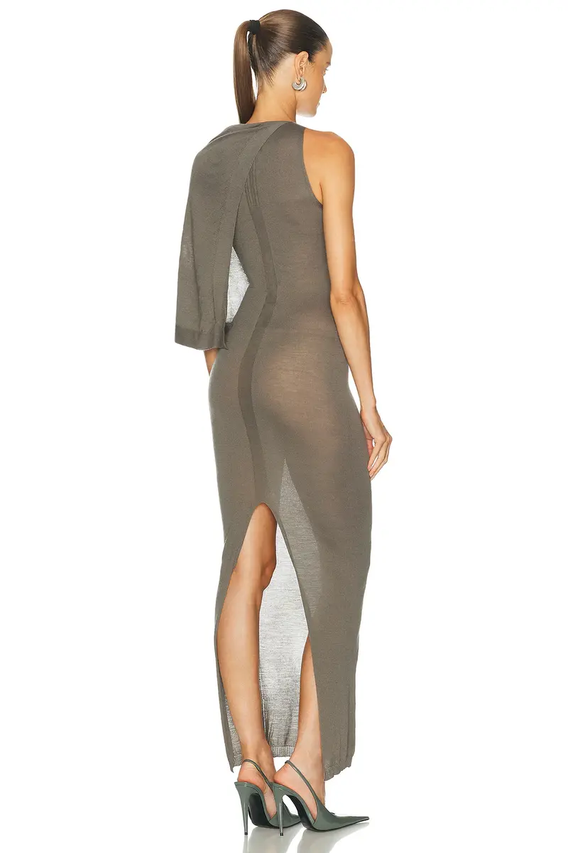 Rick Owens Sleeveless Scarf Gown | Thumbnail 4 Rick Owens Sleeveless Scarf Gown | Thumbnail 4
