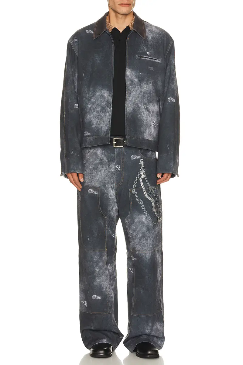 We11Done Trompe L'Oeil Denim Carpenter Pants | Thumbnail 4