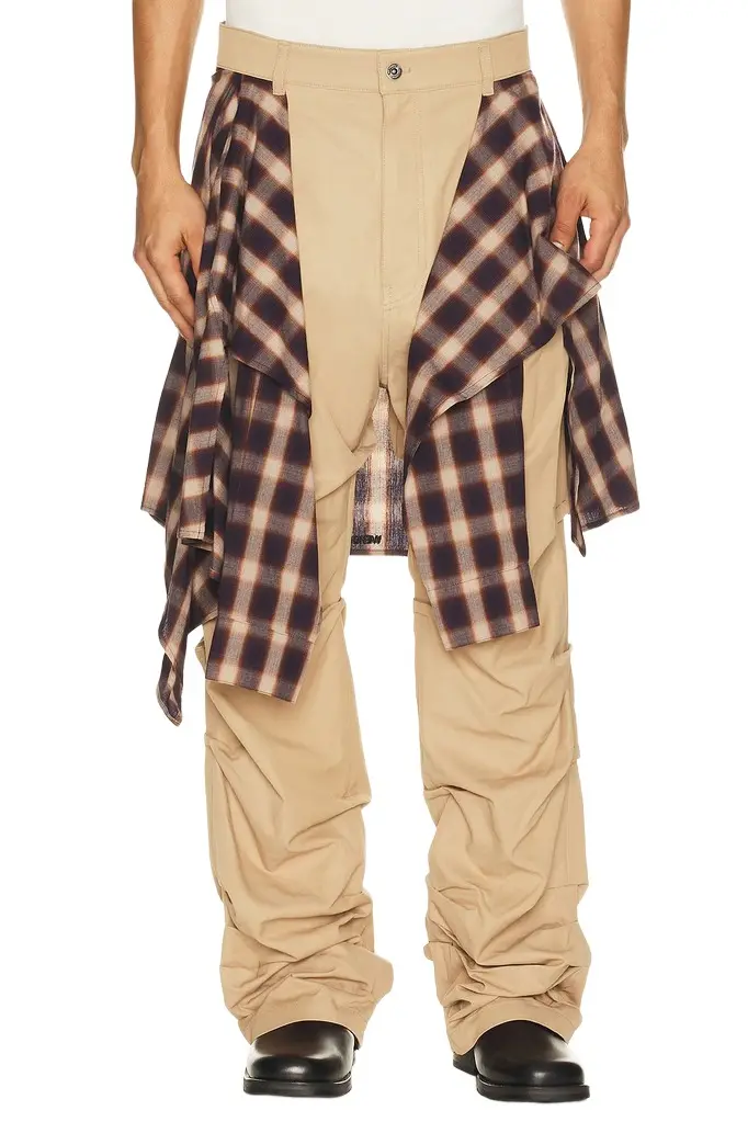 We11Done Shirt Wrapped Pants