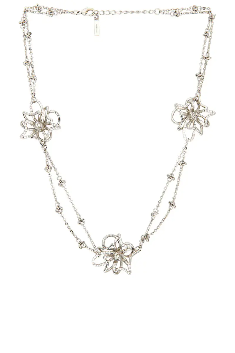 Crystal Twisted Wire Necklace