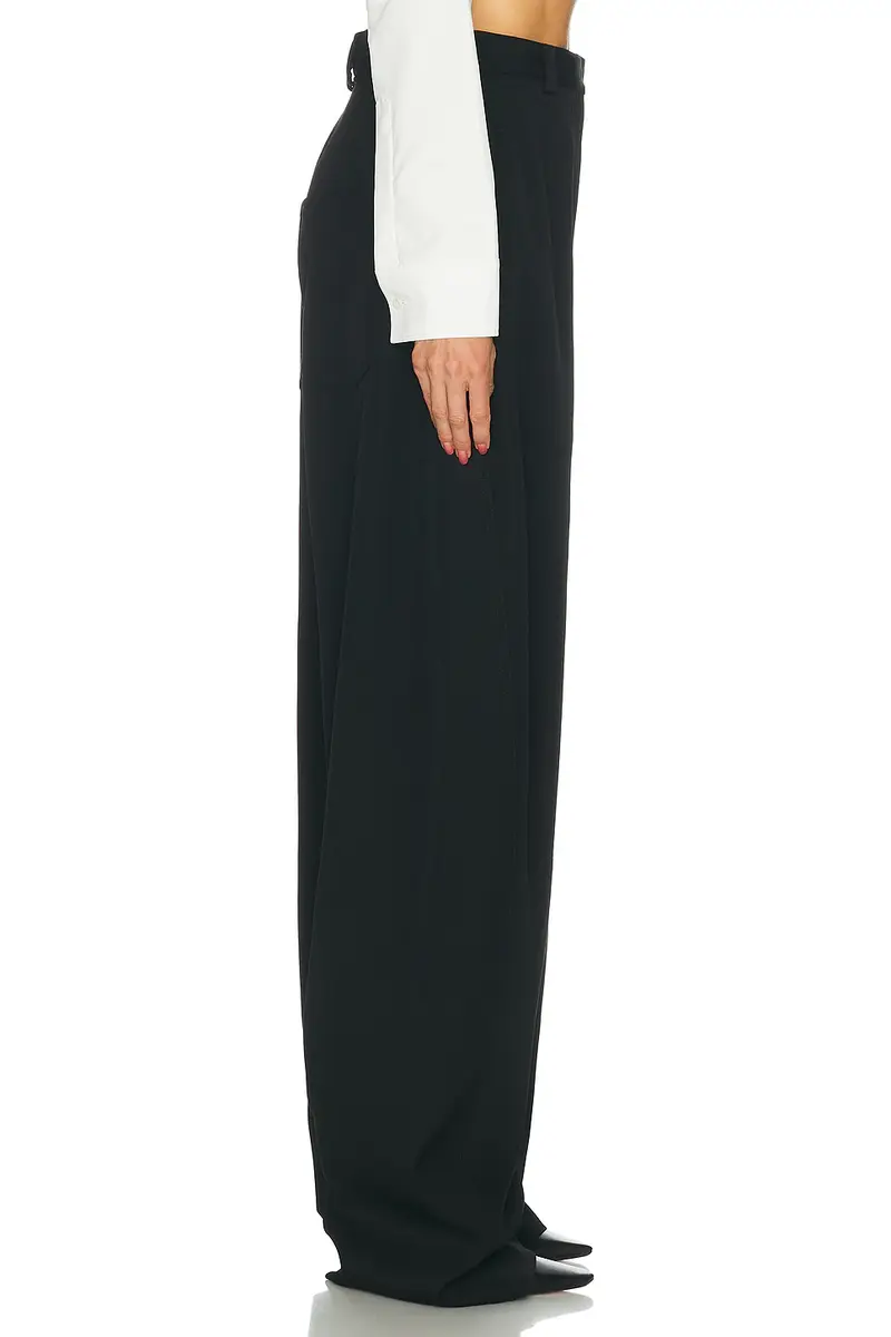 Balenciaga High Waist Barrel Pant | Thumbnail 4 Balenciaga High Waist Barrel Pant | Thumbnail 4