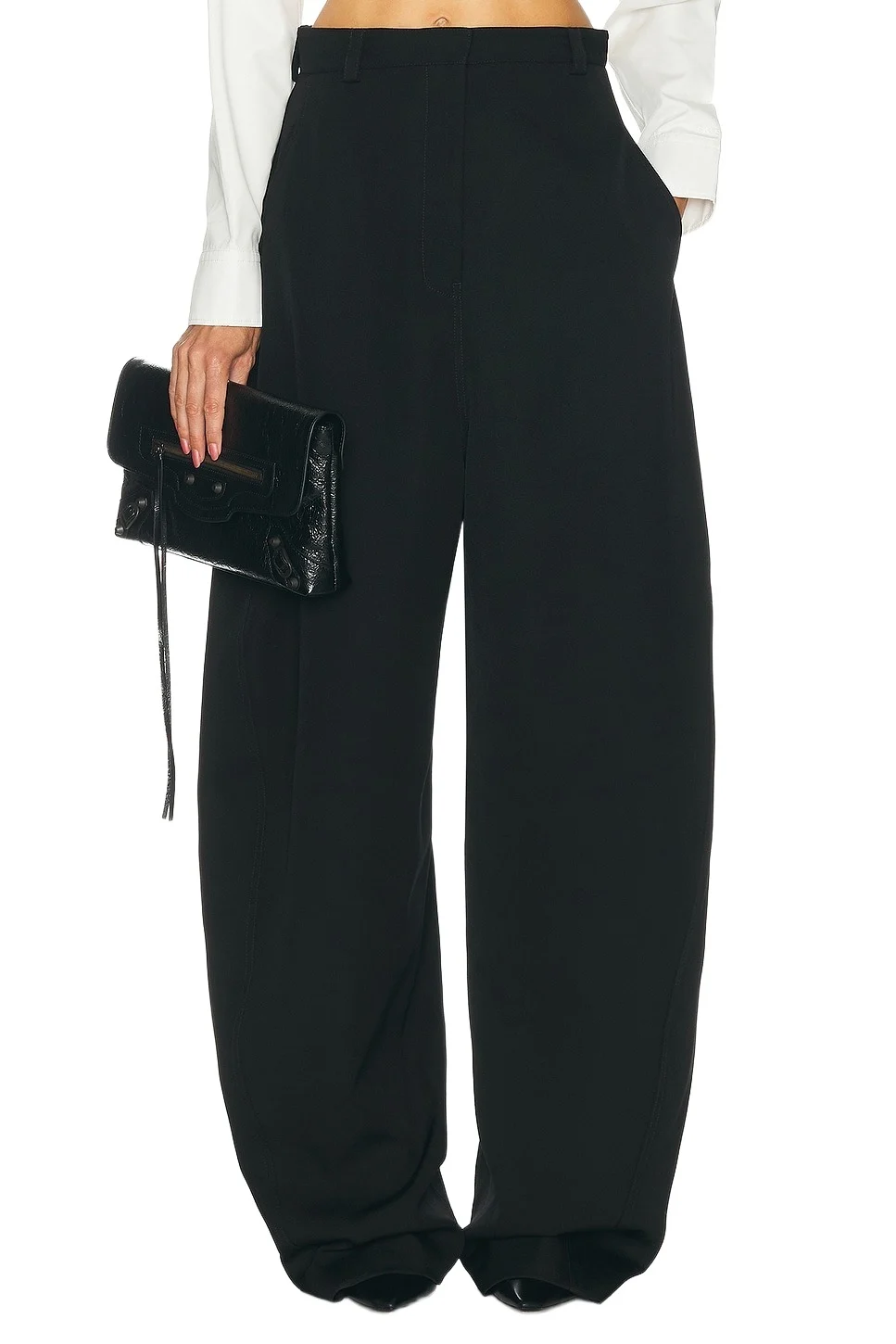 Balenciaga High Waist Barrel Pant