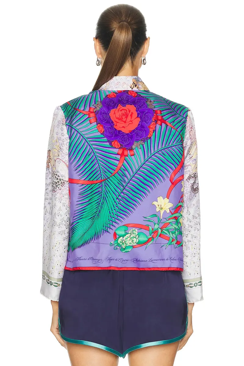 LILY EVE Silk Jacket without Buttons | Thumbnail 3 LILY EVE Silk Jacket without Buttons | Thumbnail 3