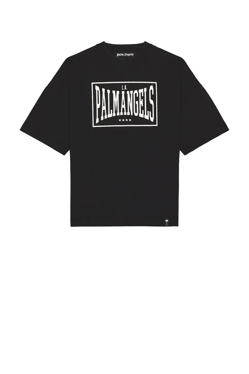Palm Angels Vintage Box Logo Loose Tee | Thumbnail 4 Palm Angels Vintage Box Logo Loose Tee | Thumbnail 4