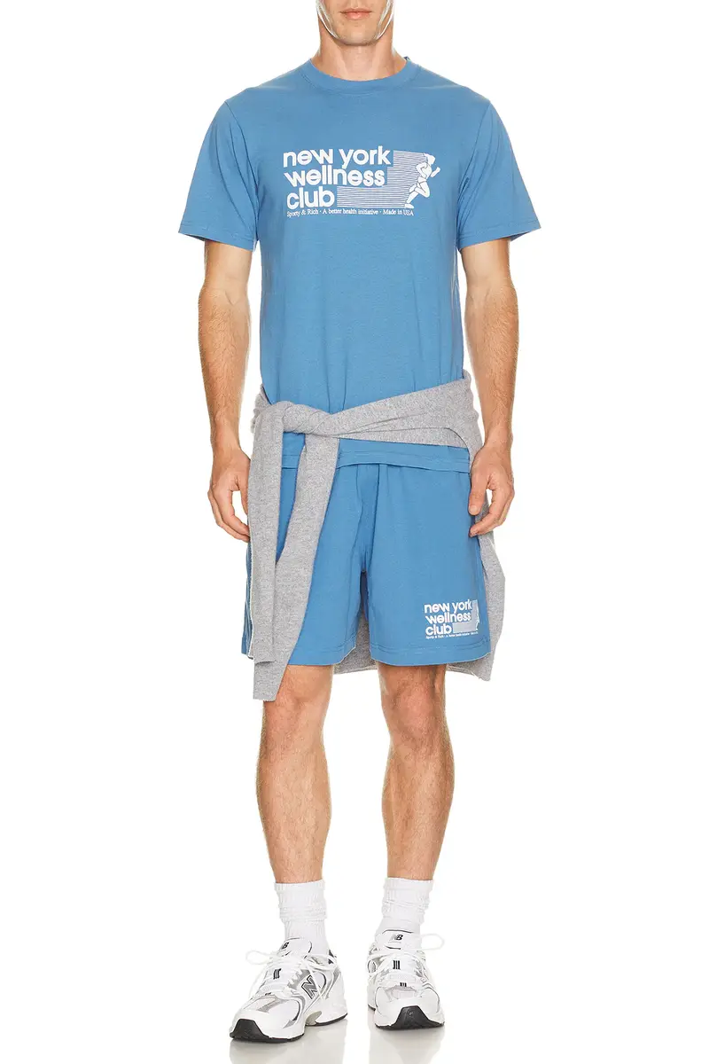 Sporty & Rich USA Wellness Club T-Shirt | Thumbnail 3