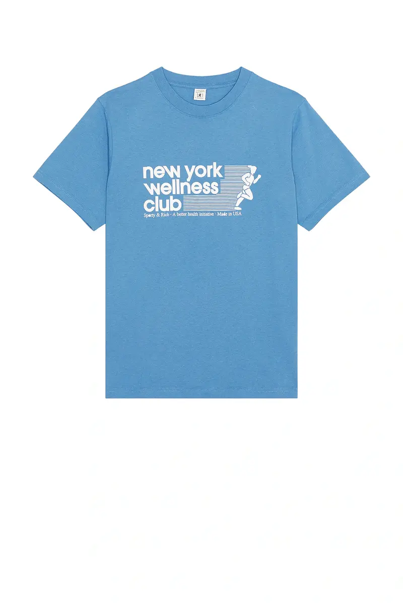 Sporty & Rich USA Wellness Club T-Shirt | Thumbnail 4