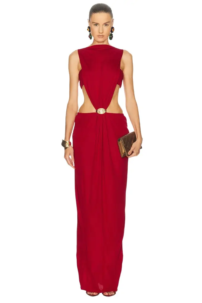 Jersey Cut Out Maxi Dress Jersey Cut Out Maxi Dress