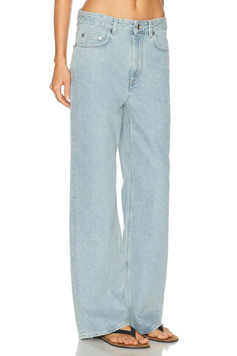 Loulou de Saison Mico Low Waisted Wide Leg | Thumbnail 2 Loulou de Saison Mico Low Waisted Wide Leg | Thumbnail 2