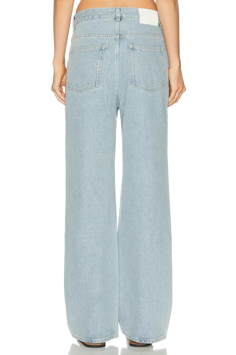Loulou de Saison Mico Low Waisted Wide Leg | Thumbnail 4 Loulou de Saison Mico Low Waisted Wide Leg | Thumbnail 4