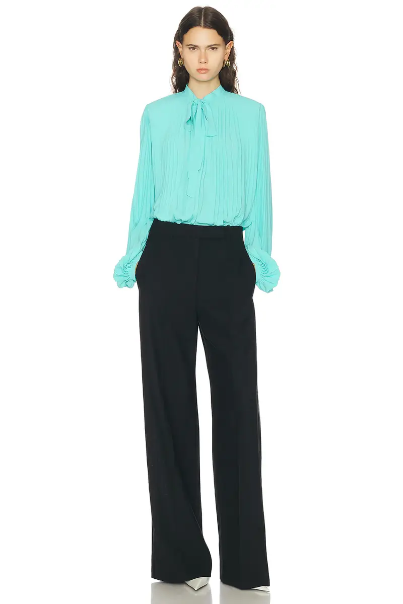 Tom Ford Sharp Slanted Belted Tuxedo Wide Leg Pant | Thumbnail 5 Tom Ford Sharp Slanted Belted Tuxedo Wide Leg Pant | Thumbnail 5