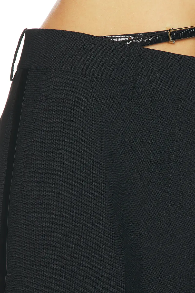 Tom Ford Sharp Slanted Belted Tuxedo Wide Leg Pant | Thumbnail 6 Tom Ford Sharp Slanted Belted Tuxedo Wide Leg Pant | Thumbnail 6