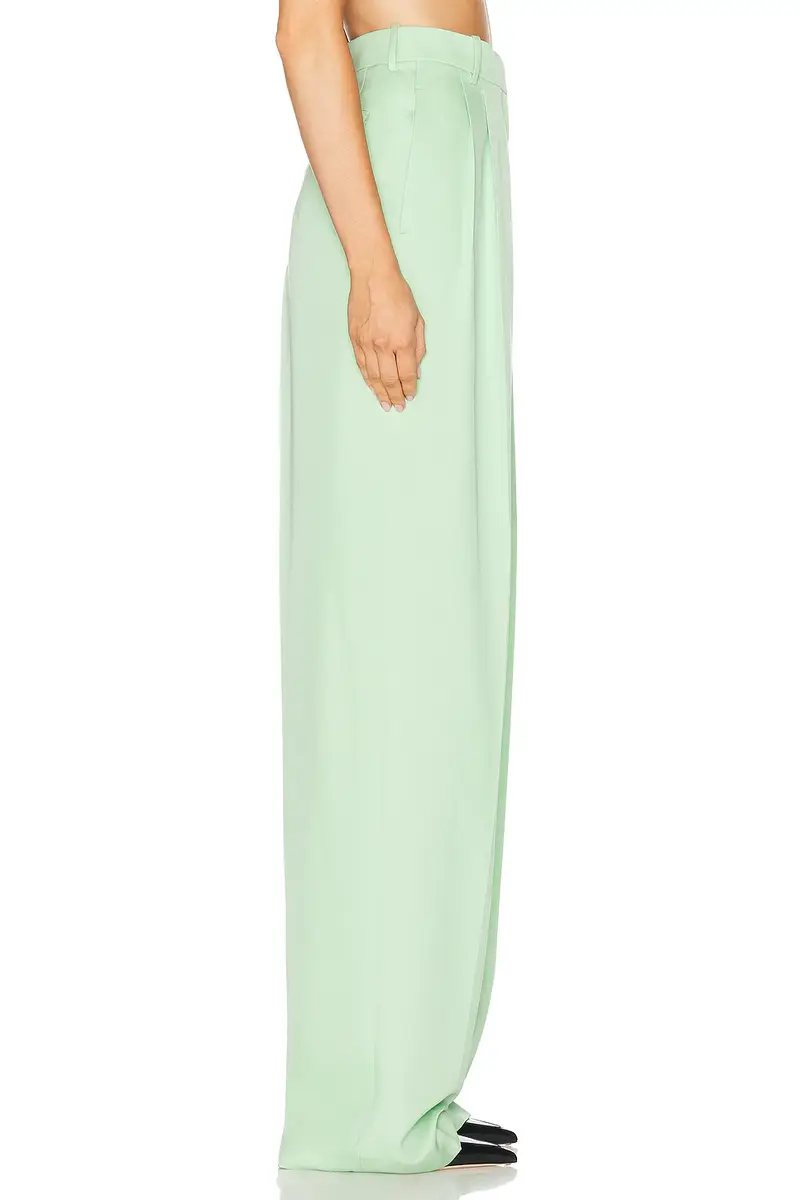 Tom Ford High Waist Wide Leg Pleated Pant | Thumbnail 3