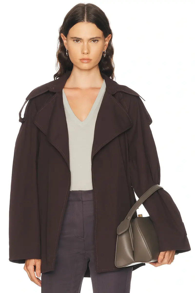 L'Academie Cooper Cropped Trench Jacket | Thumbnail 2 L'Academie Cooper Cropped Trench Jacket | Thumbnail 2