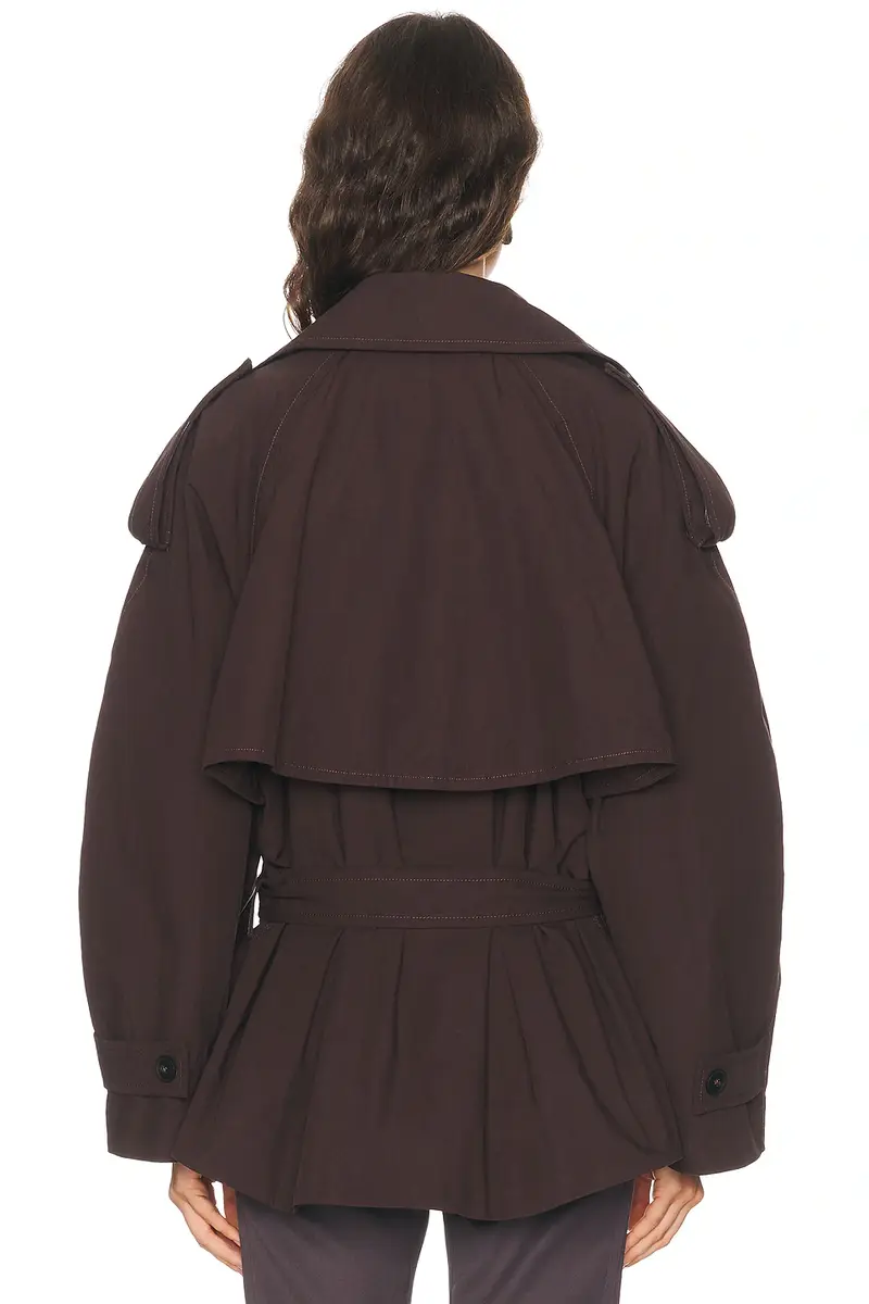 L'Academie Cooper Cropped Trench Jacket | Thumbnail 4 L'Academie Cooper Cropped Trench Jacket | Thumbnail 4