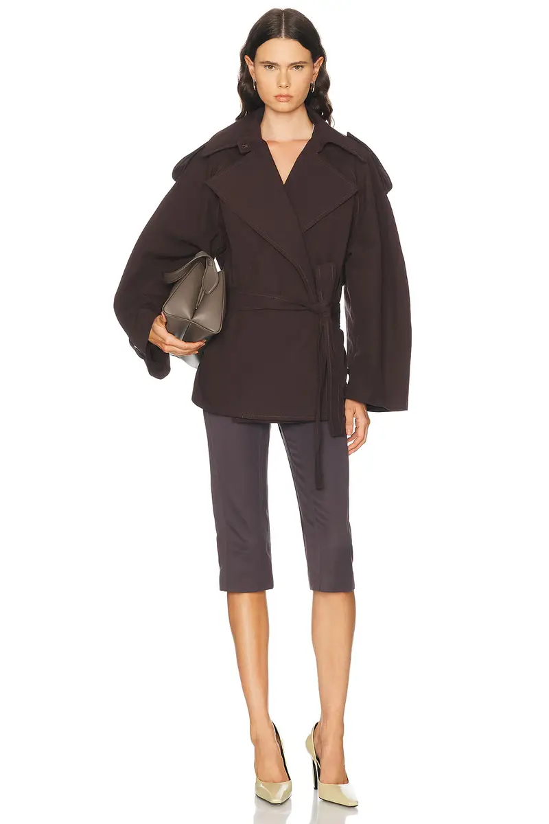 L'Academie Cooper Cropped Trench Jacket | Thumbnail 5 L'Academie Cooper Cropped Trench Jacket | Thumbnail 5