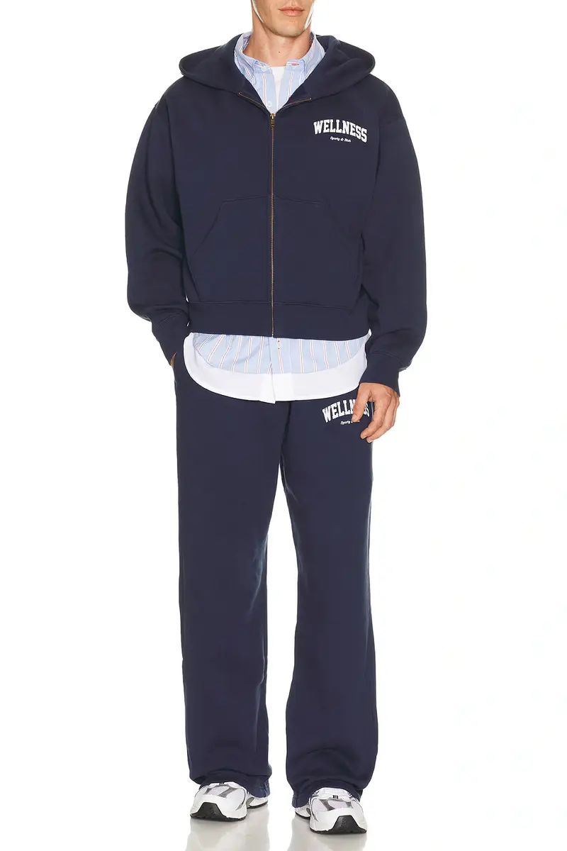Sporty & Rich Wellness Ivy Wide Sweatpant | Thumbnail 4