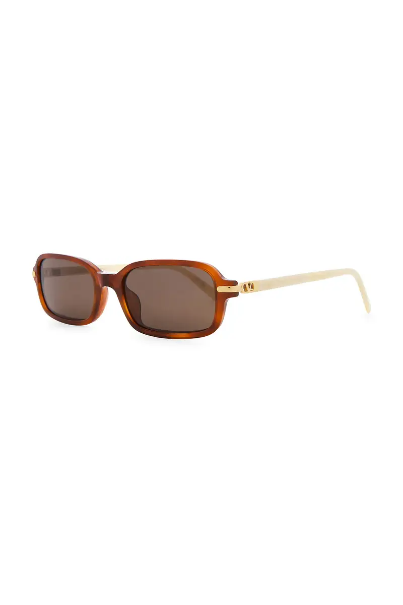 Valentino Garavani V Light Combination Rectangular Sunglasses | Thumbnail 2 Valentino Garavani V Light Combination Rectangular Sunglasses | Thumbnail 2