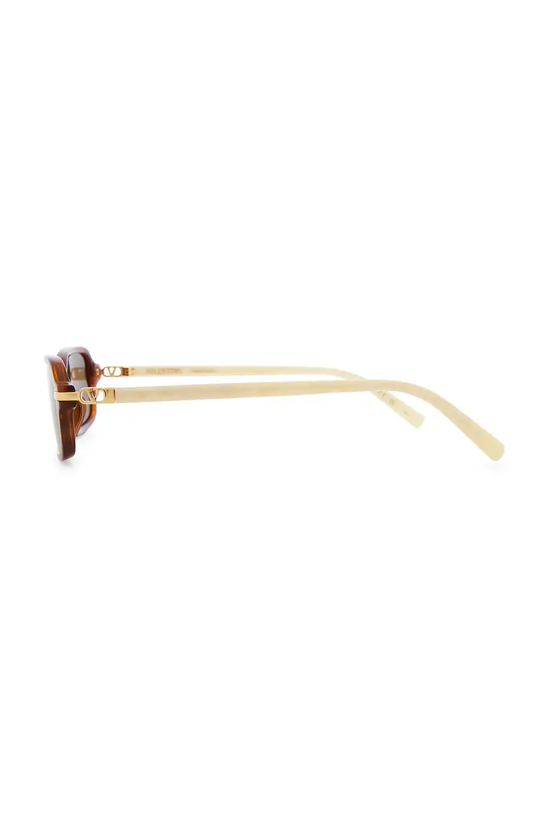 Valentino Garavani V Light Combination Rectangular Sunglasses | Thumbnail 3 Valentino Garavani V Light Combination Rectangular Sunglasses | Thumbnail 3